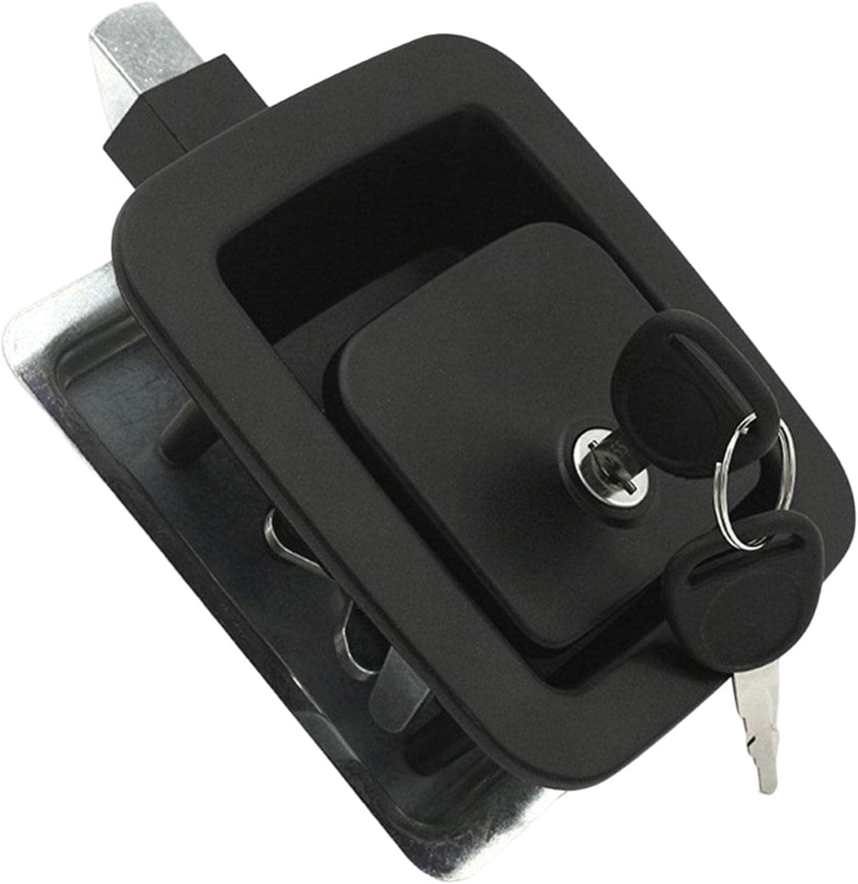 Universal RV Paddle Entry Door Lock Latch Caravan Horse Trailers with 2 Keys|1 Door Lock| Auto Tools & Supplies| Auto Tools & Supplies| Automotive Tools & Supplies | Motors