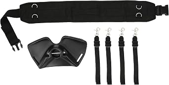 Rod Fighting Belt, Adjustable Fishing Fighting Belt Belly Rod Holder Waist Rod Fishing Pole Fixing Belt L