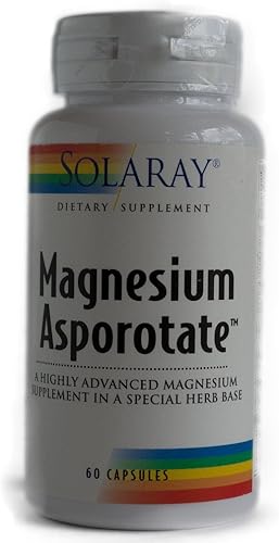 Asporotato de magnesio 400 mg Solaray 60 cápsulas vegetales