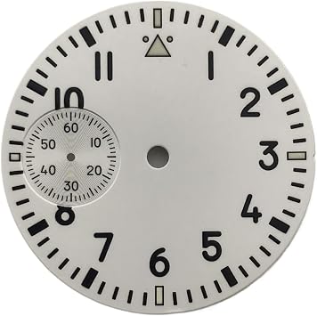 1pc 37mm Watch Dial Black Blue Green White Fit ETA 6497 MovementA,Seagull ST3600