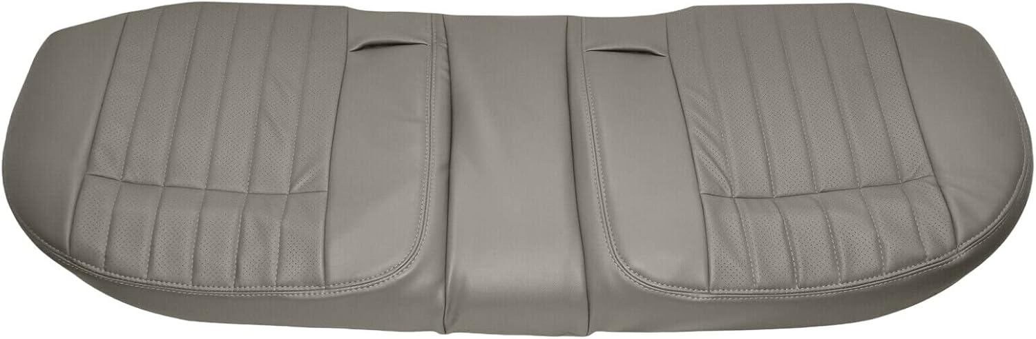 U.S.AutoSeatCover 1994-1996 Compatible Compatible with Chevy Impala SS Back Row Bottom PerCompatible withated Leatherette Cover Gray