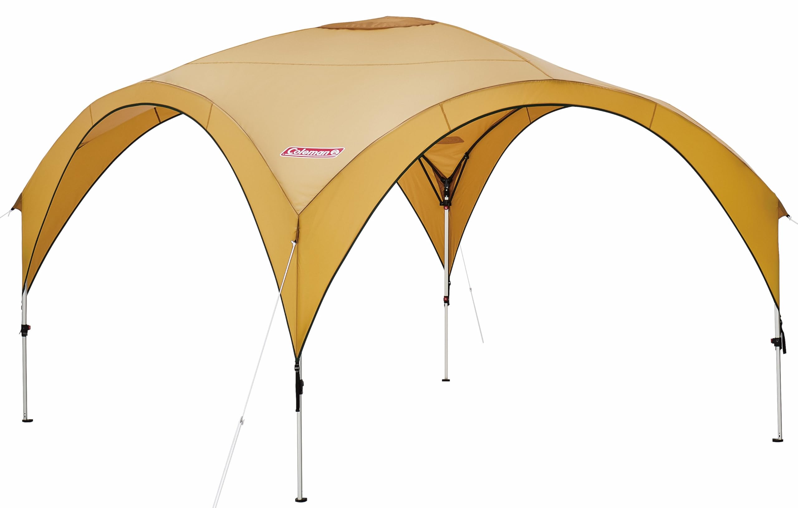 Coleman(コールマン) シェード パーティーシェードライト 360 グリーン/ベージュ タープ 日よけ レジャー ワンタッチテント 紫外線カット 頑丈 簡単設営 軽量 熱中症対策 キャンプ アウトドア BBQ ベランダ 防水