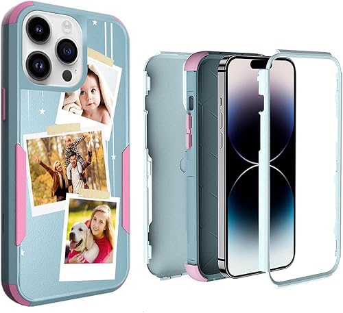 Vista 48 de Funda personalizada para iPhone 14 Pro Max, funda personalizada a prueba de golpes, con fotos personalizadas, nombre del texto, imagen, resistente a