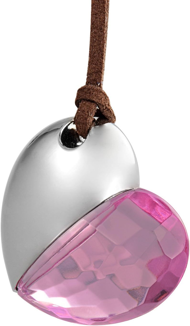 64GB Crystal Heart Shape USB Flash Drive with Necklace ( 64 GB,Pink )