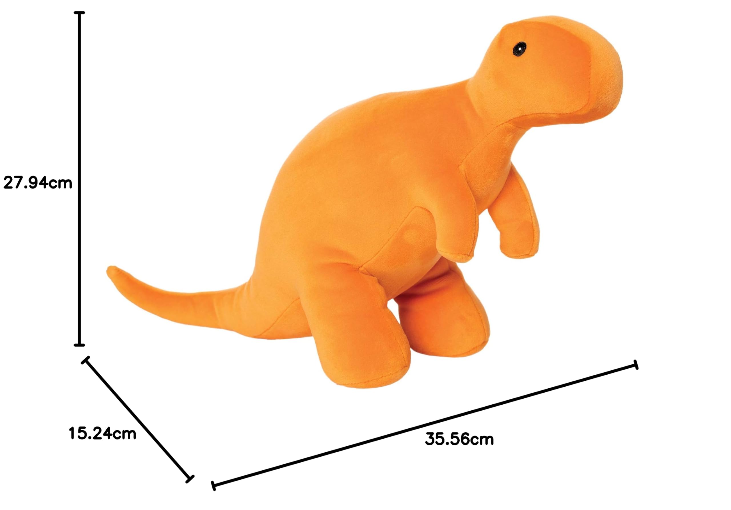 Manhattan Toy Growly Velveteen T-Rex - Animales de Peluche (27,94 cm)