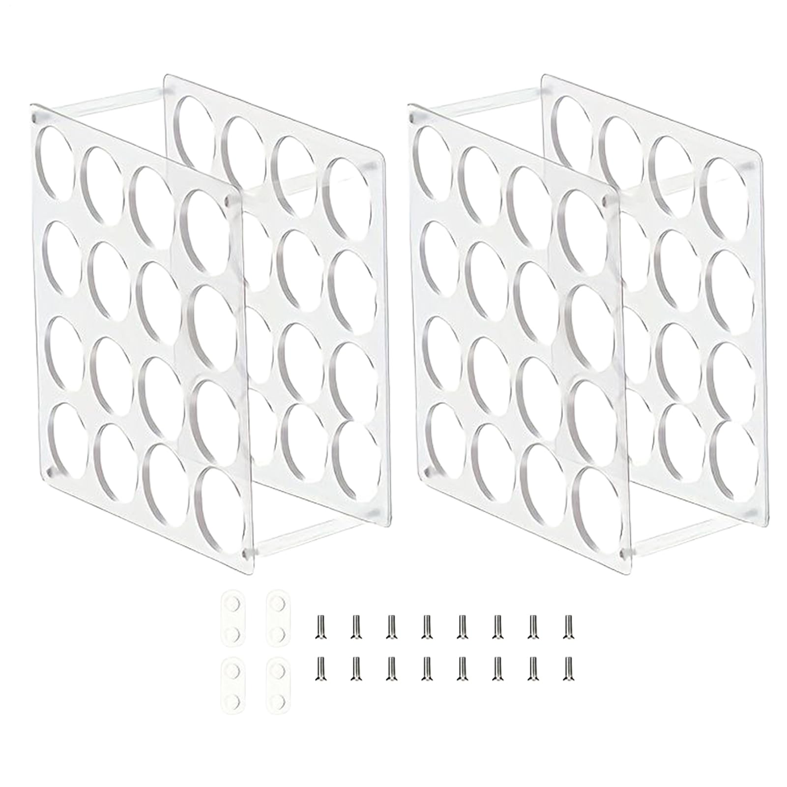 Support rouleaux acrylique transparent 16 trous rangement bureau atelier et loisirs créatifs