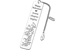 Personalized Retirement Bookmark, Meaningful Retirement Gifts for Women and Men 2024