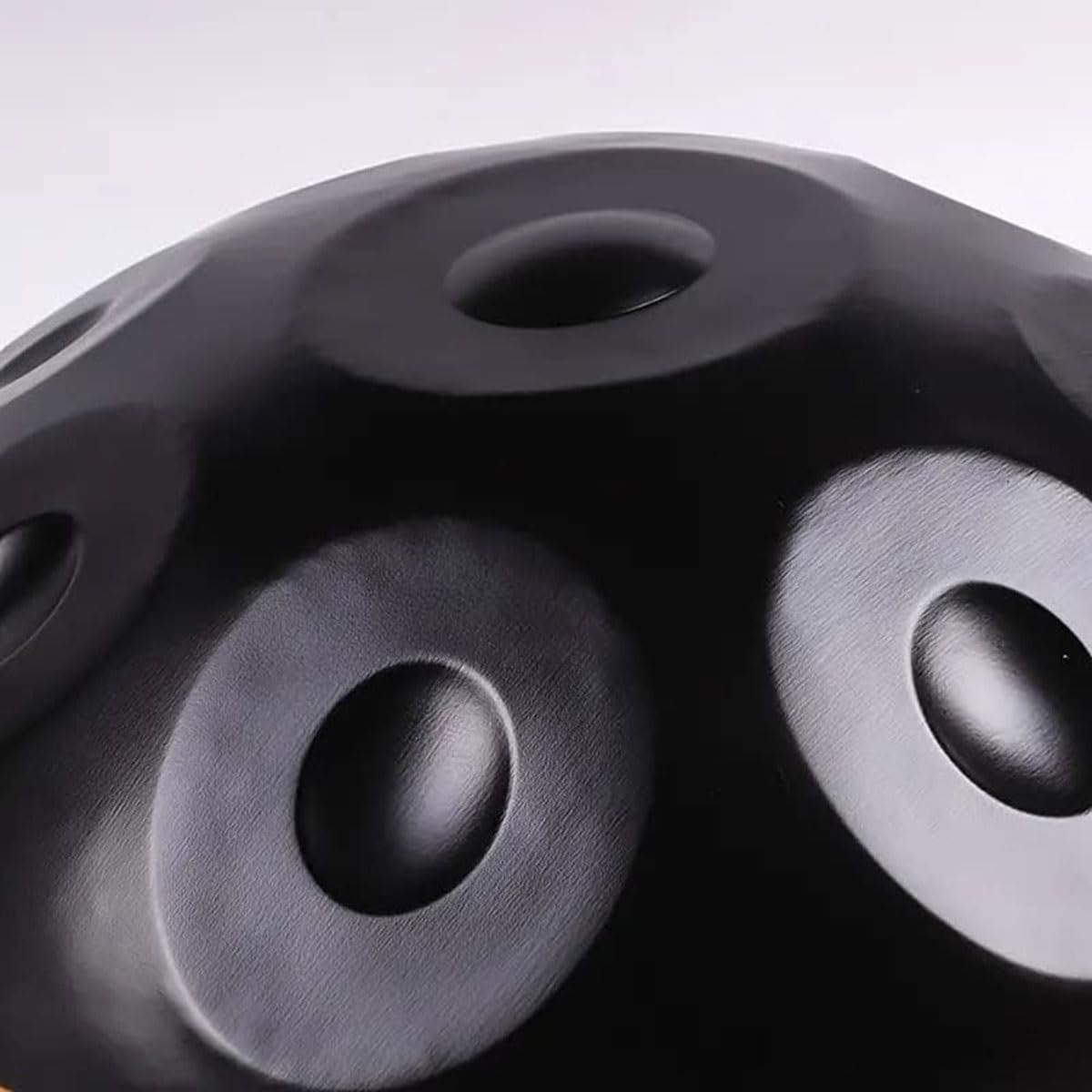 Hand Pan Harmonic, Tamburo in Acciaio in D Minor 12 Note 22 Inches 432HZ /440 HZ, Tamburo Per Handpan per adulti Producendo Una Piacevole Risonanza(Silver,440Hz)