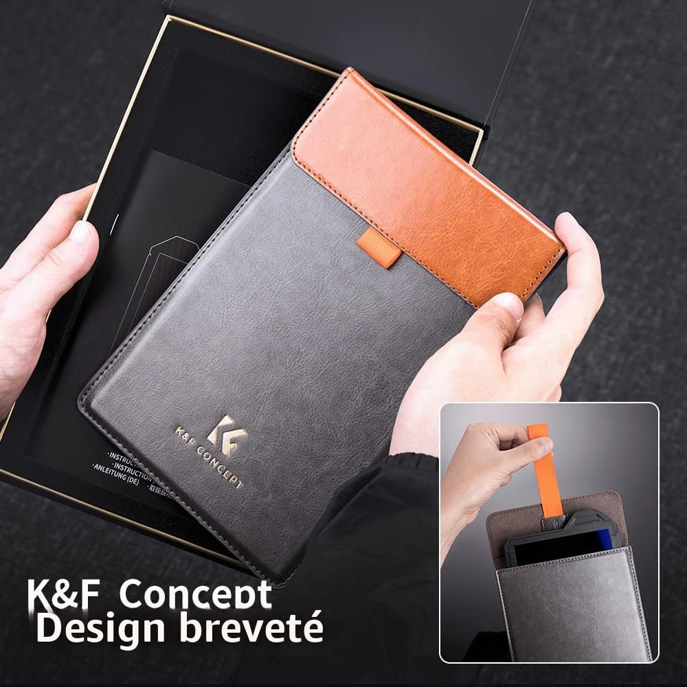 K&F CONCEPT Filtre GND16 Soft Carré 100 * 150mm 4 f-Stop avec Cadre de Protection HD Nano-revêtements Imperméable Compatible avec X-Pro Porte-Filtre Système