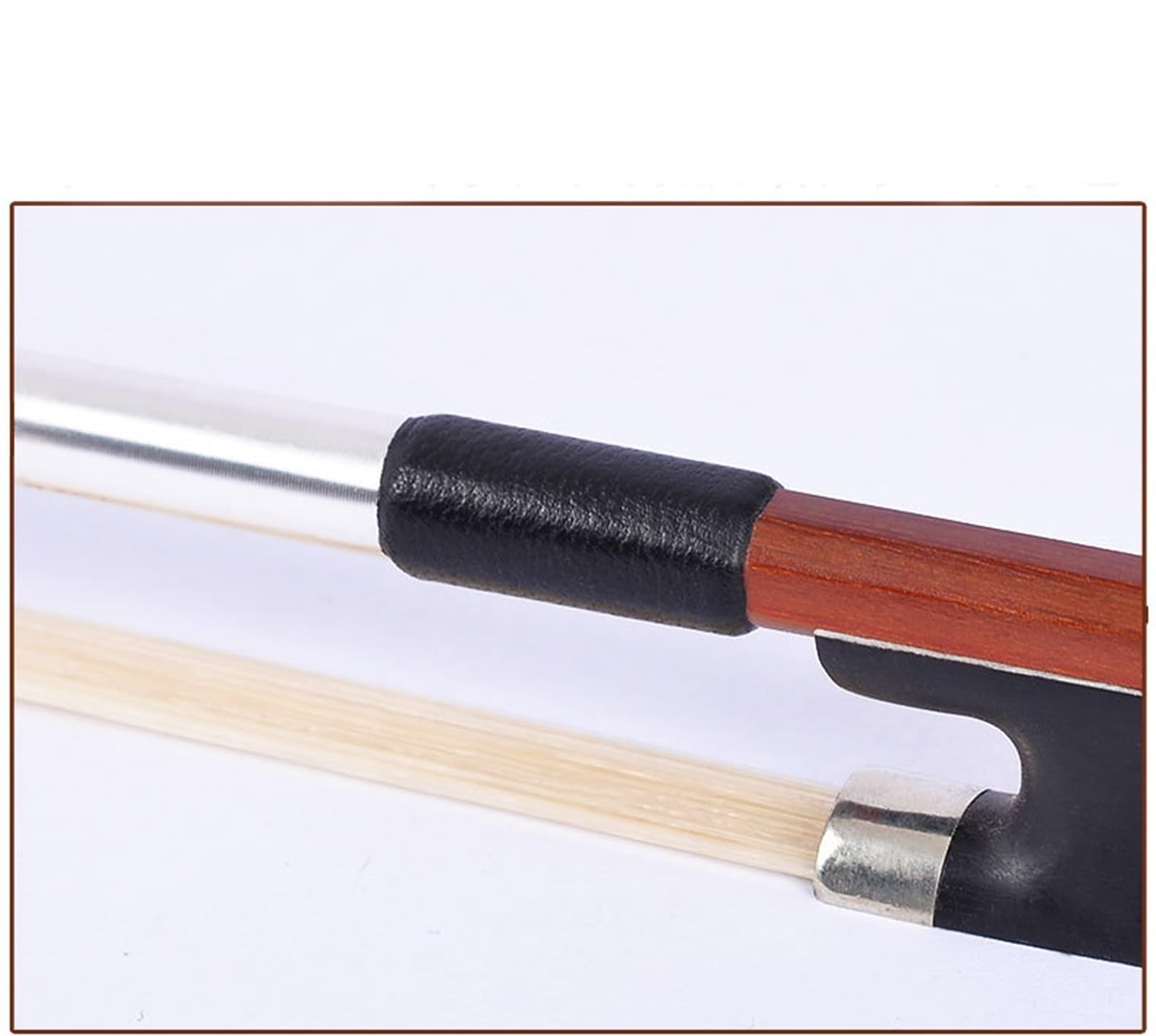 Geigenbogen Geigenbogen aus brasilianischem Holz Geigenbogen Haarbogen Stange aus natürlichem Schachtelhalm in Leistungsqualität(1/2)