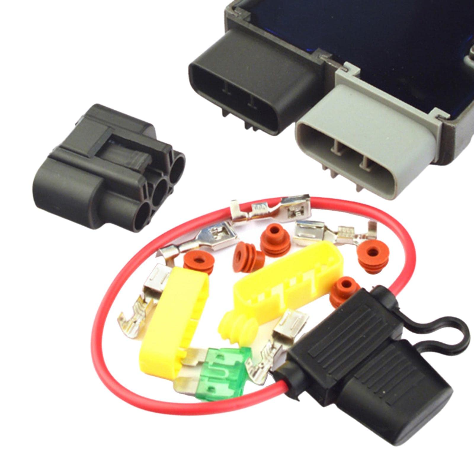 Amagogo Spannungs Motorrad Gleichrichter Aluminium Zubehör Ersatzteile Passend Ersatz Langlebig für Mosfet FH020AA FH012AA Reparatur Werkstatt
