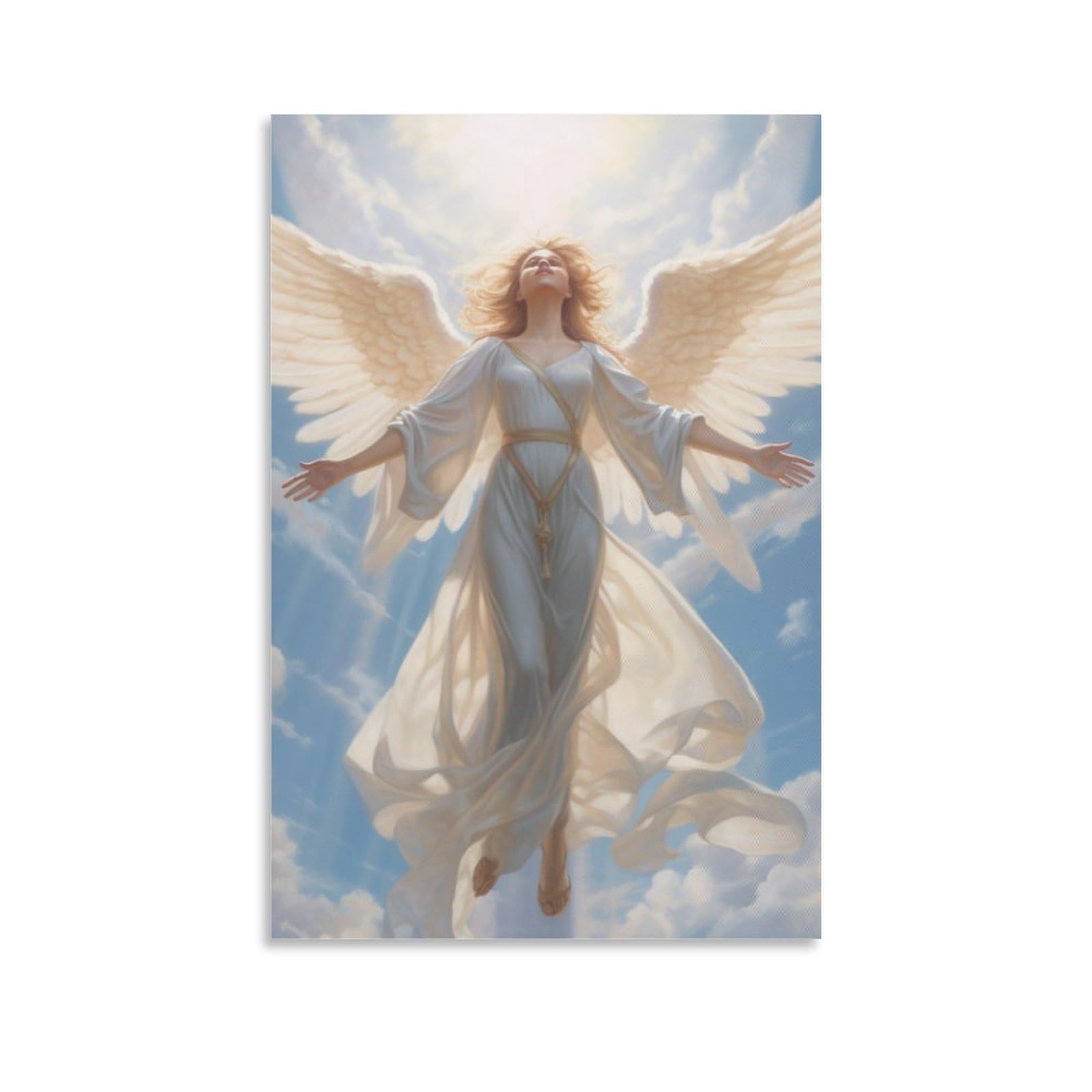 DHBANEIOK Angel Paintings Canvas Wall Art Bedroom Wall Decor Canvas Prints Artwork for Living Room Wall Decorations Home Decor 24x36inch(60x90cm)