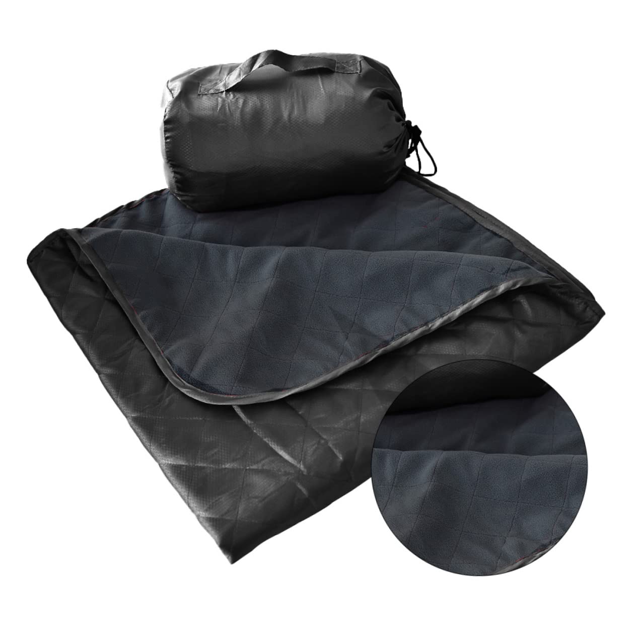 ibasenice De Vellón Cálida para Camping Esterilla De Picnic para Exteriores Tapete De Picnic para Siestas Hecha De Material Polar para Acampar Suelo De De Playa