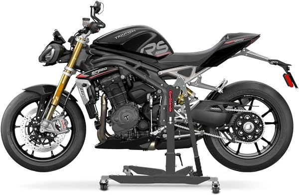 Marke: ConStands CS Power Classic-Zentralständer für Triumph Speed Triple 1200 RS 21-25 Grau in use