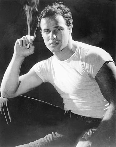Posterazzi Marlon Brando Retrato de un tranvía llamado deseo 1951. Impresión de póster fotográfico, (8 x 10)