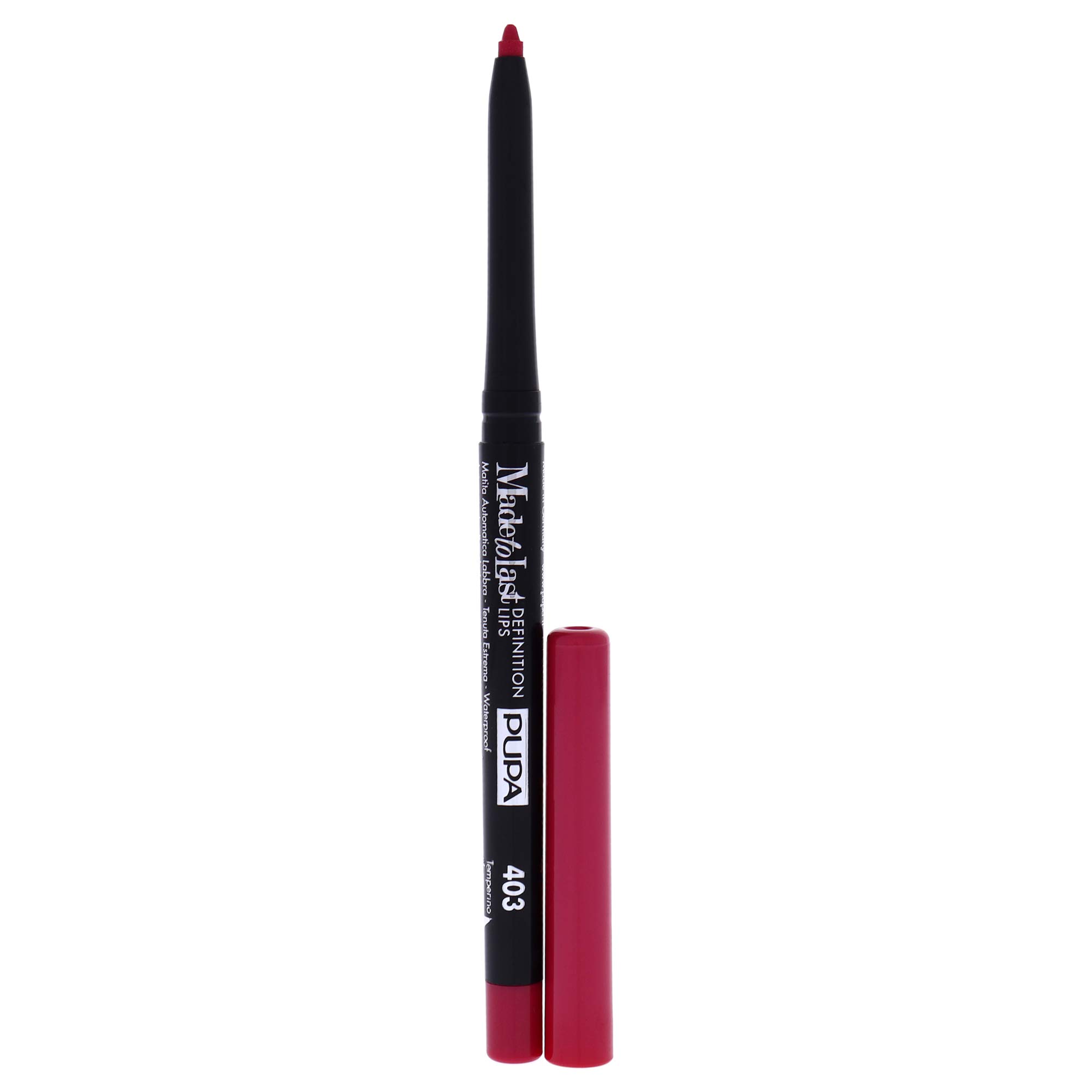 PupaMilano Made To Last Definition Lips Pencil - For Precise Lip Contouring - Absolute Color Release - Very Smooth Application - Soft, And Clings Perfectly To Lips - 403 Fruit Cocktail - 0.001 OZ
