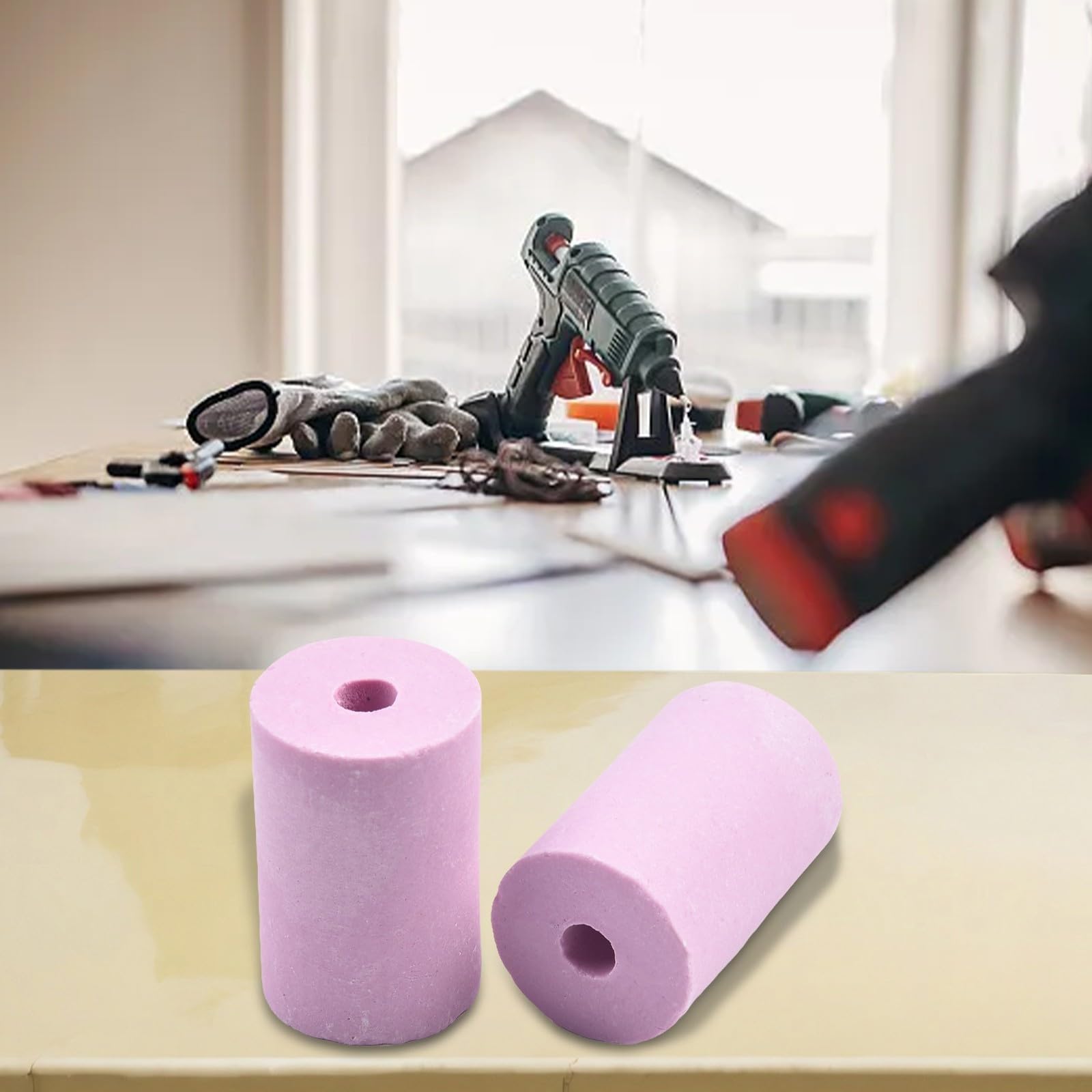 Keramik Sandstrahldüse 8x21-22x35mm, 10 Stück Handheld Box Sandstrahldüsen für Schleifstrahlgeräte (A)