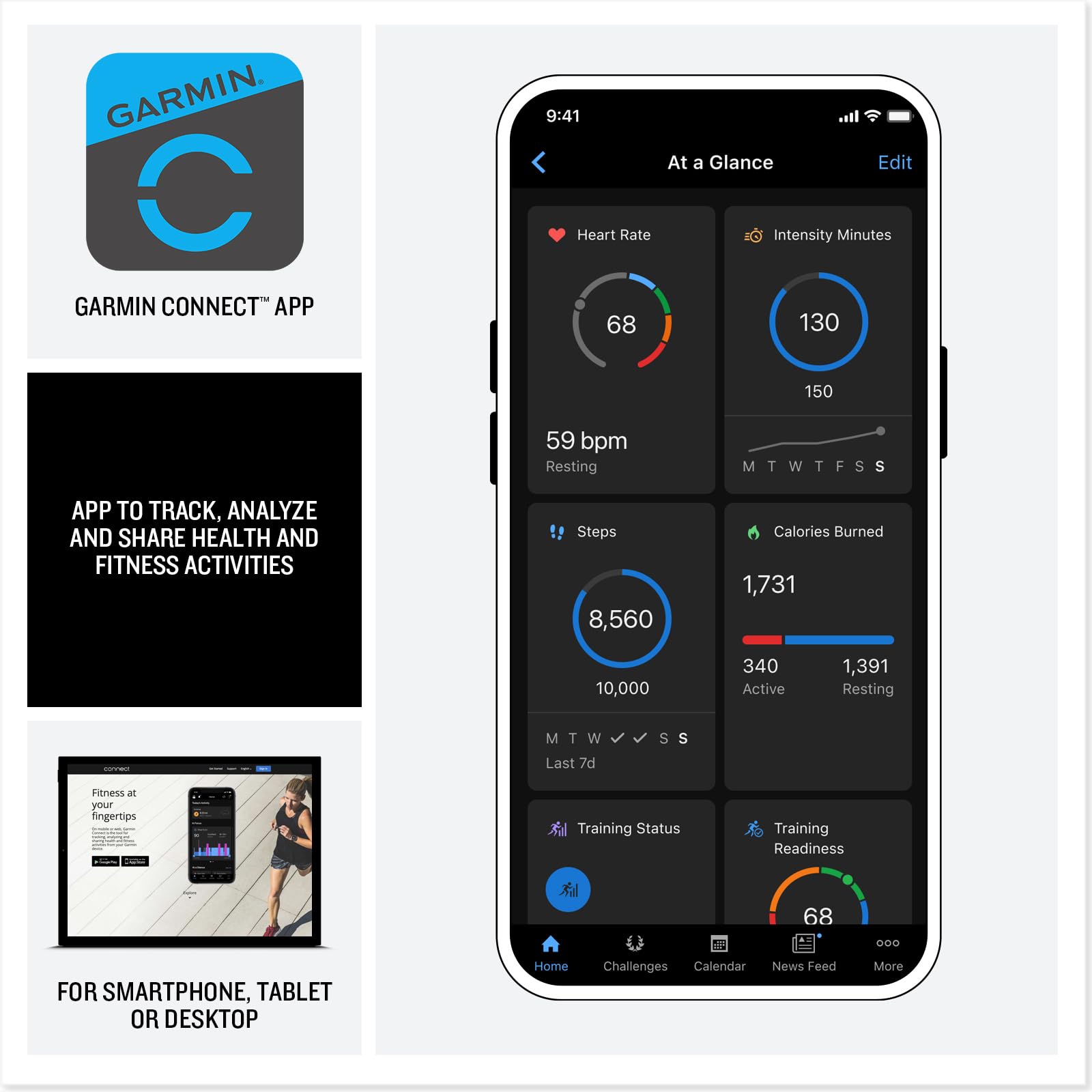 Garmin® quatix® 8, 47 mm, Smartwatch GPS marino, display AMOLED luminoso, controlli chartplotter, torcia integrata, funzionalità di salute e benessere 24/7