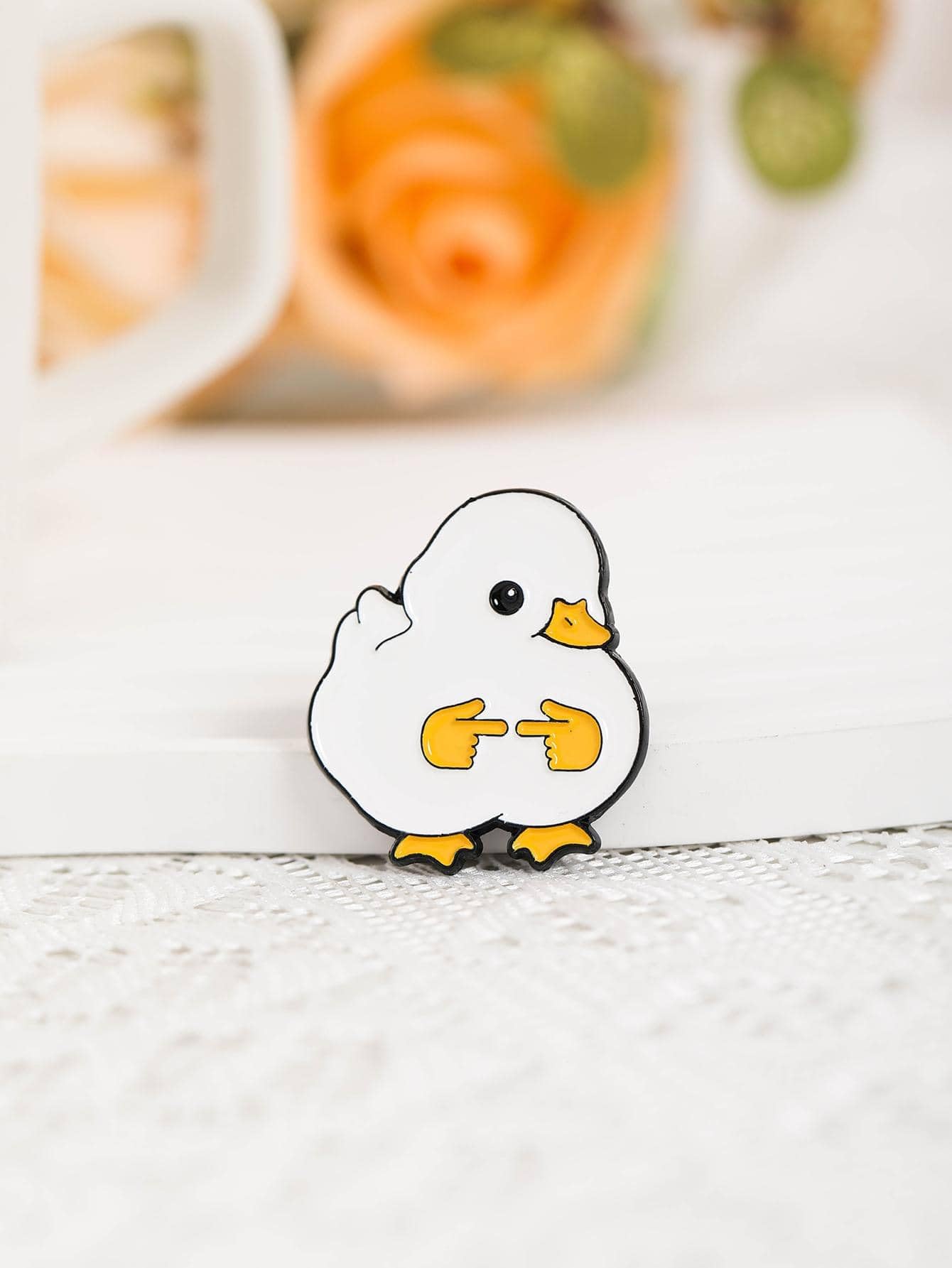 Red Rhinestone Seven-Star Ladybug Brooch Pins Cute Enamel Pins Shirt Backpack Cubic Zirconia