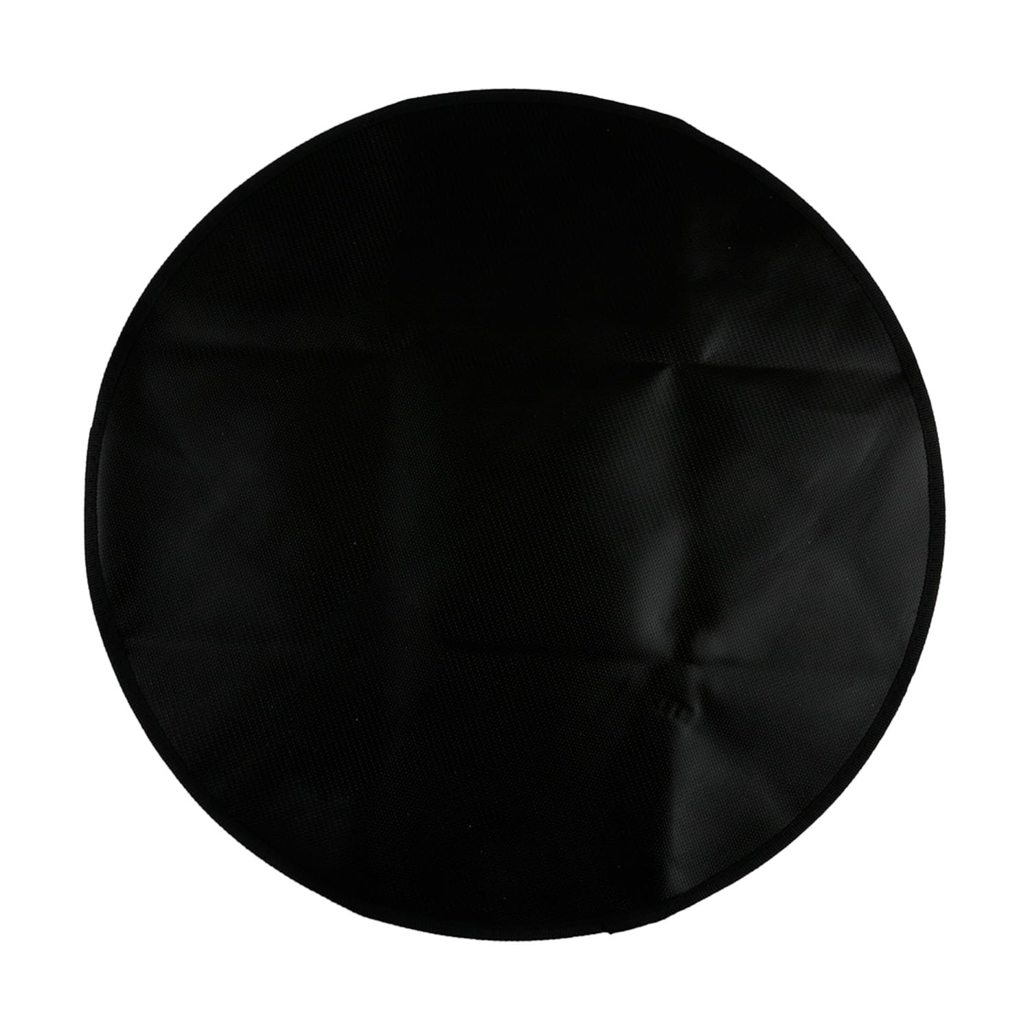 Wellrun 20" Round Fire Pit Mat,Fireproof Heat Protection Mat,Waterproof Reusable Ember Pad for BBQ,Fireplace,Decking,Patio,Grill,Camping(Black)