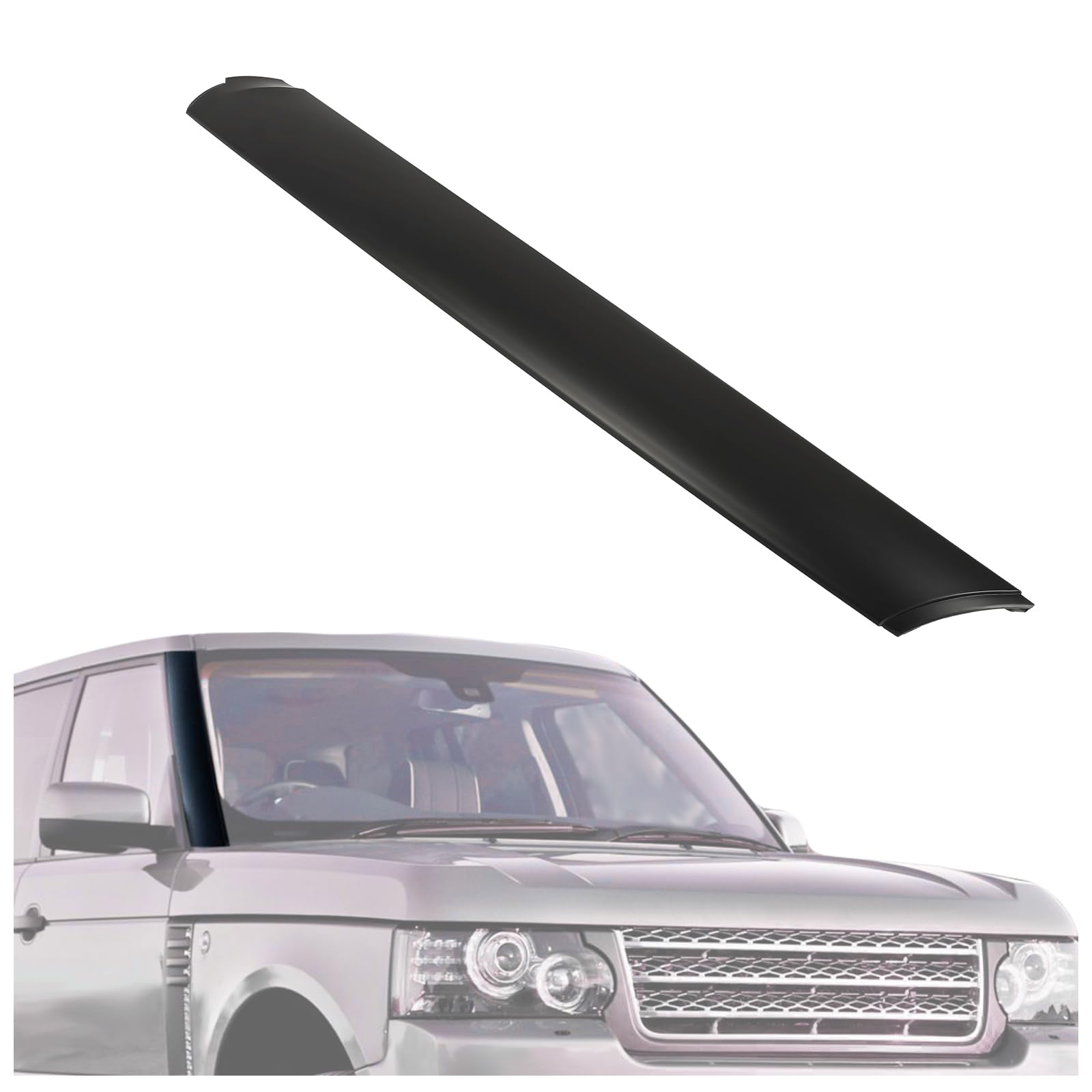 Photo 1 of HECASA Windshield A-Pillar Trim Compatible with 2003-2012 Land Rover Range Rover Replacement for DCB500162PNP Outer Window Trim Molding Panel Right Passenger Side 1Pc