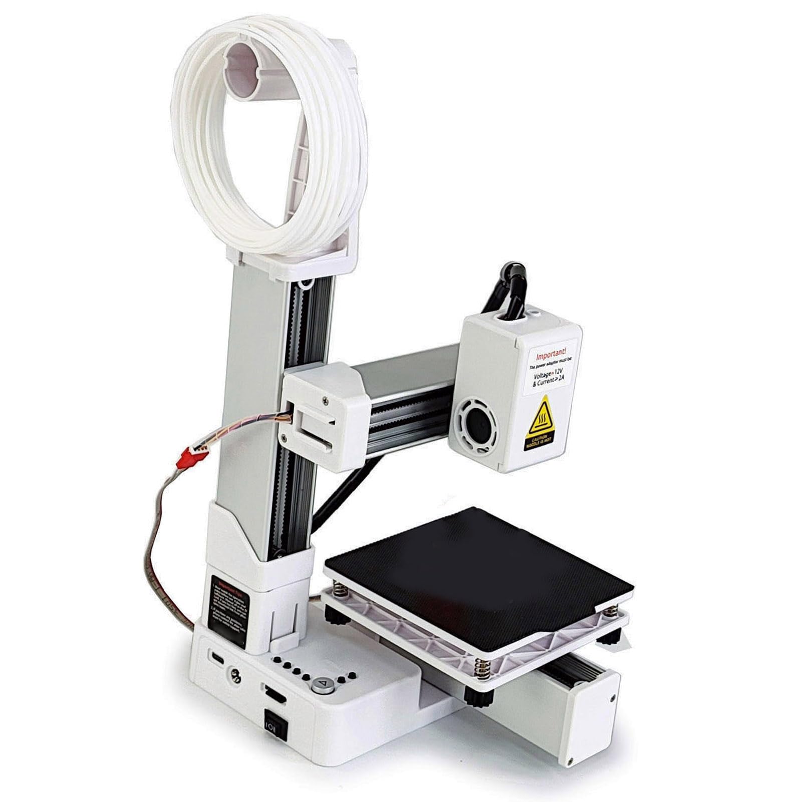 Mini Stampante 3D, Stampanti 3D per Principianti, Stampante 3D Multiplexing di Divisione di Frequenza Ad Alta velocità e Precisione, Dimensioni di Stampa ca. 100 X 100 (Spina