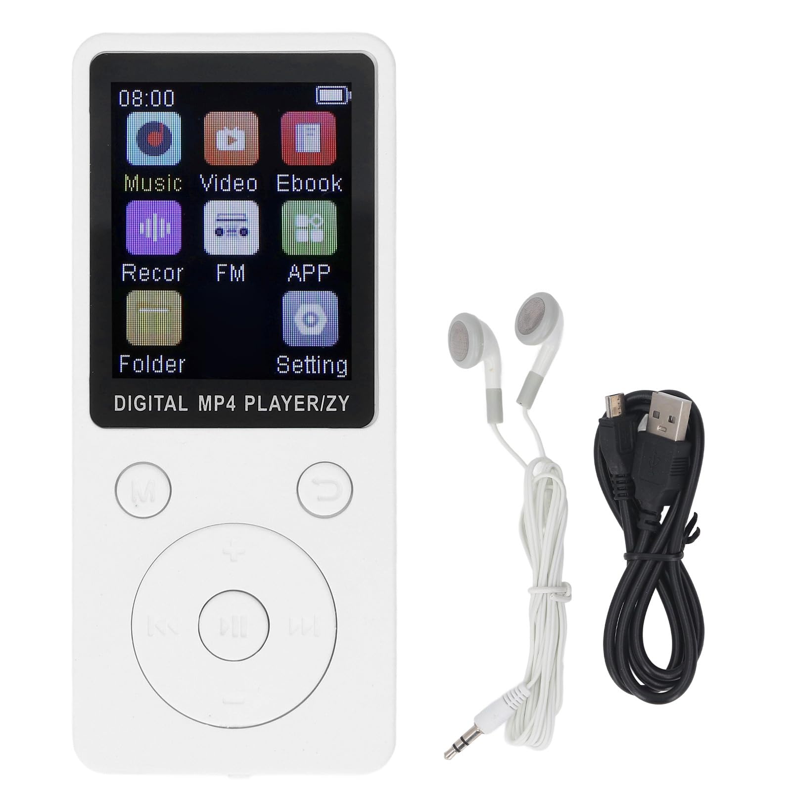Zyyini MP3 MP4 Player with Bluetooth 5 0 1 8 Inch Screen Portable Music Player with Speaker Built