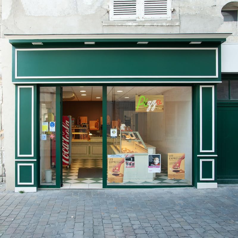 Insegna luminosa a LED per interni "Pizza" in legno - Produzione francese