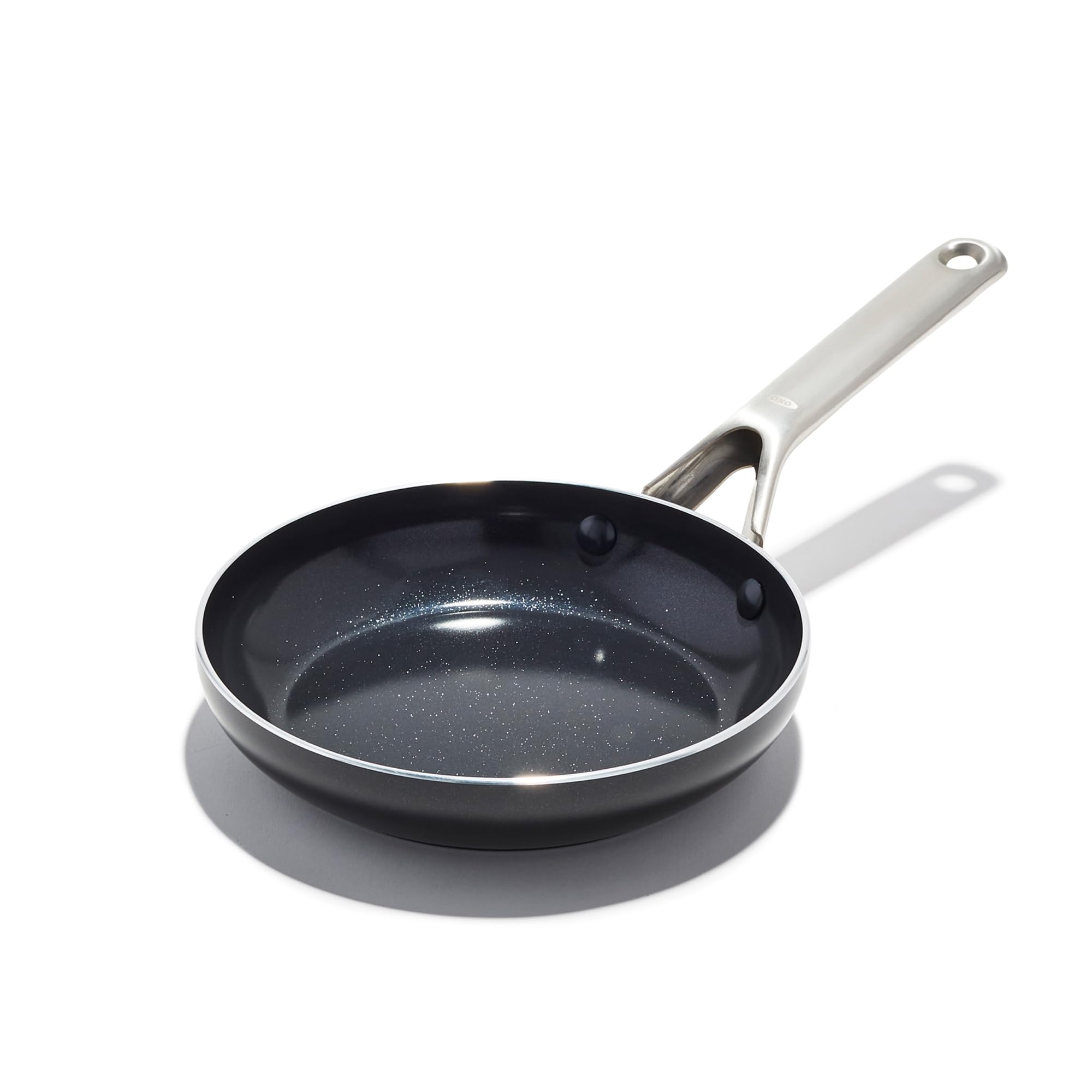 OXO Agility Series 20cm Frying Pan Skillet – No-PFAS Ceramic Non-Stick, Quick-Heating Aluminium, Induction-Ready Base, Oven & Dishwasher Safe, Sturdy Stainless Steel Handle, Chip-Resistant Rim