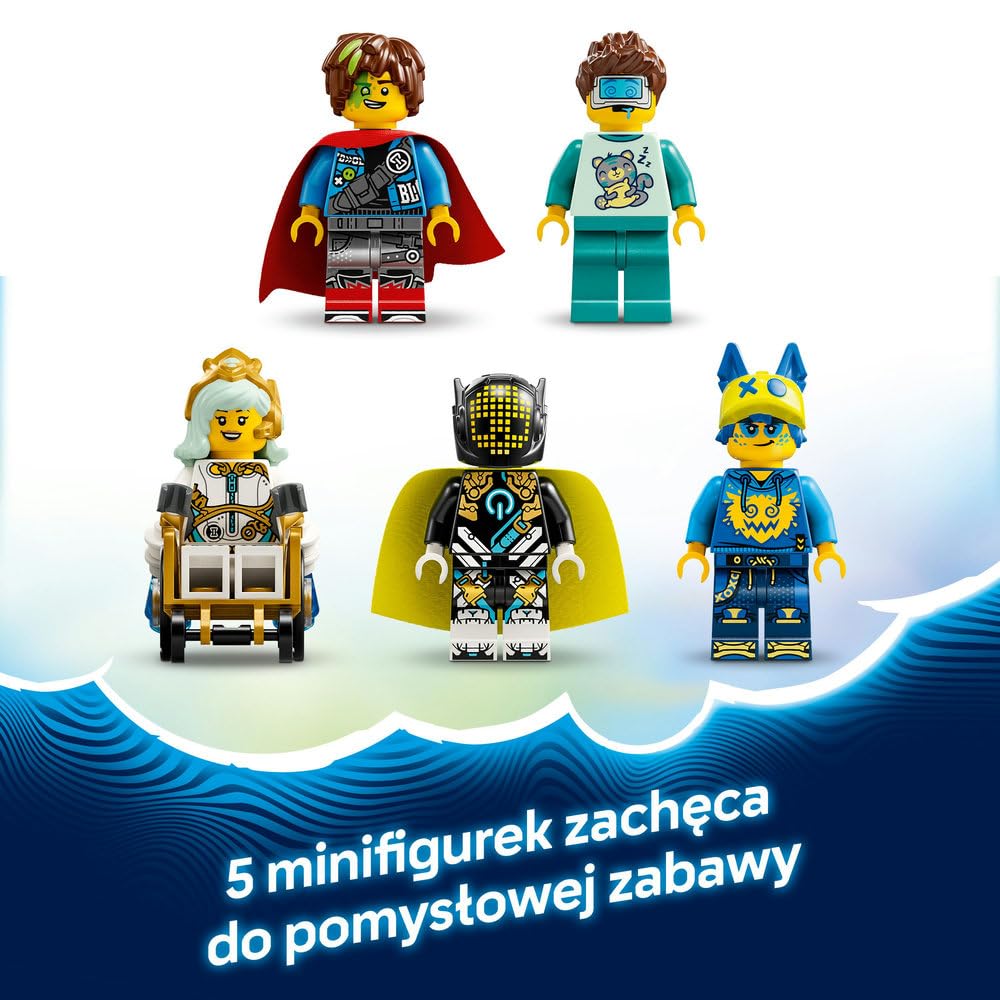 LEGO DREAMZzz Koszmarny Rekinokręt podwodny 71500 | rekinokręt podwodny, zabawka akcji, prezent dla chłopca i dziewczynki 9+, przygoda fantasy, 1413 elementów