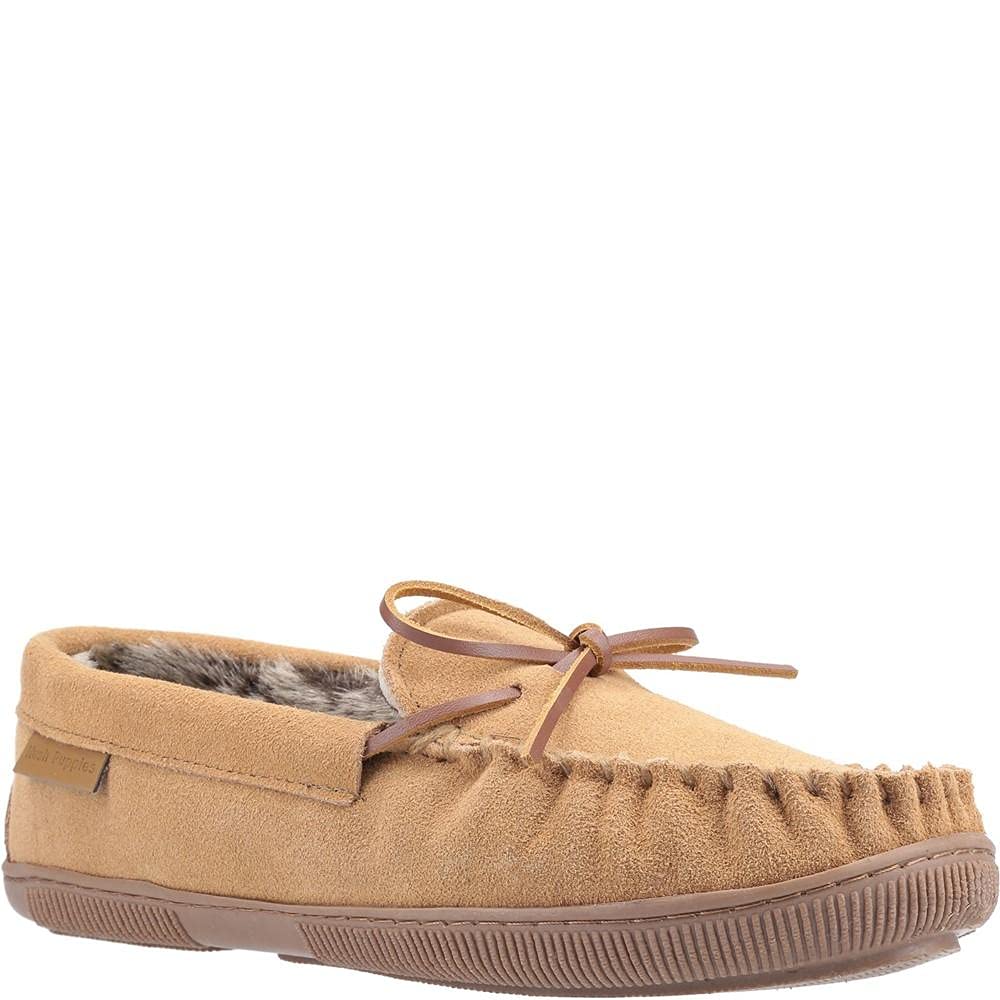 Hush Puppies Men's Tan Ace Slippers Colour: : Size 7