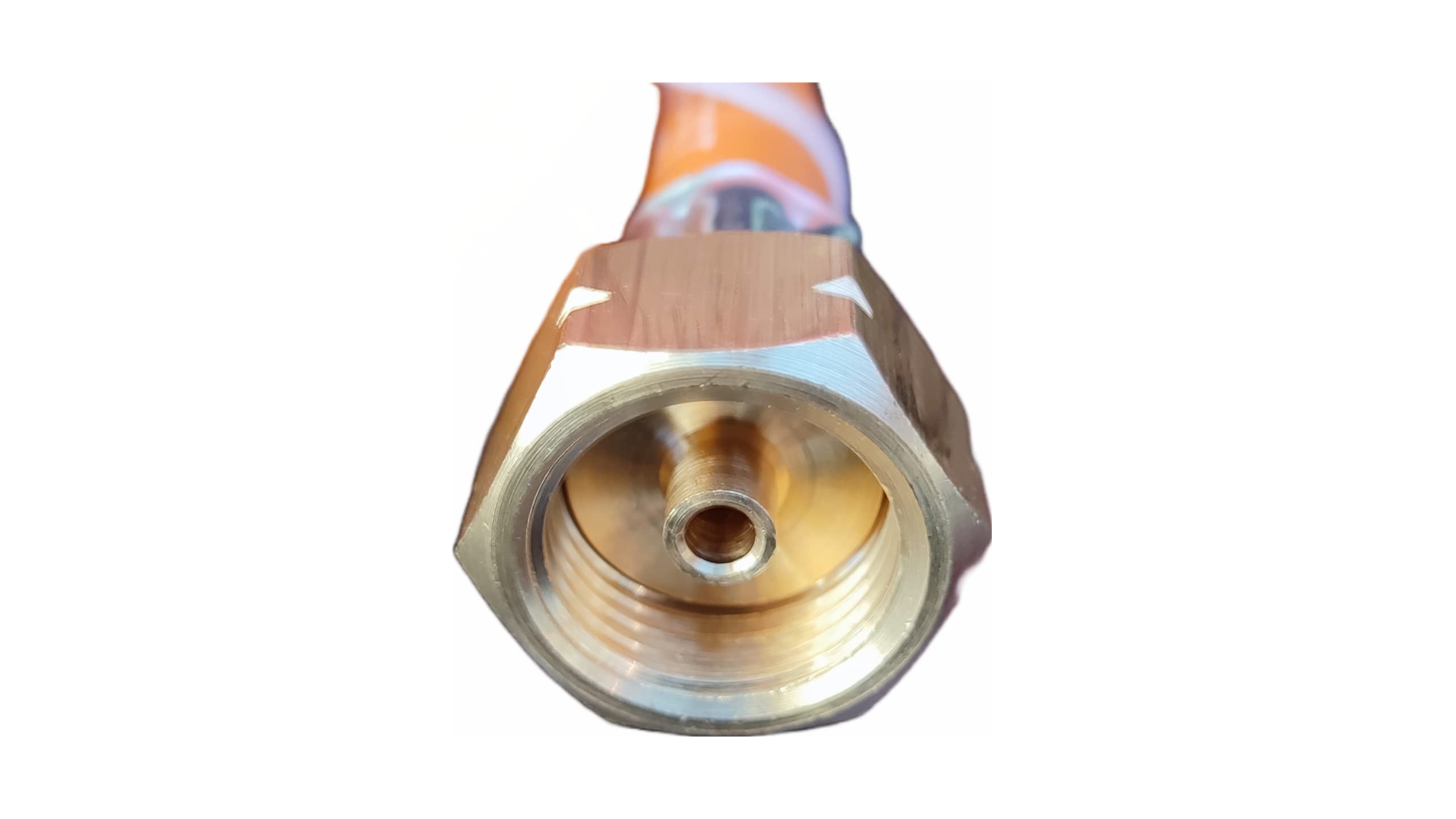 Propan Butan Tuyau de gaz 50cm (0.5m) | 30 Bar | Ø6.3mm | 21.8" Pouces LKS Raccordement a rapidevec raccord | jusqu'à -30°C | Flexible | Pantalon | pour Le Camping, Les barbecues à gaz