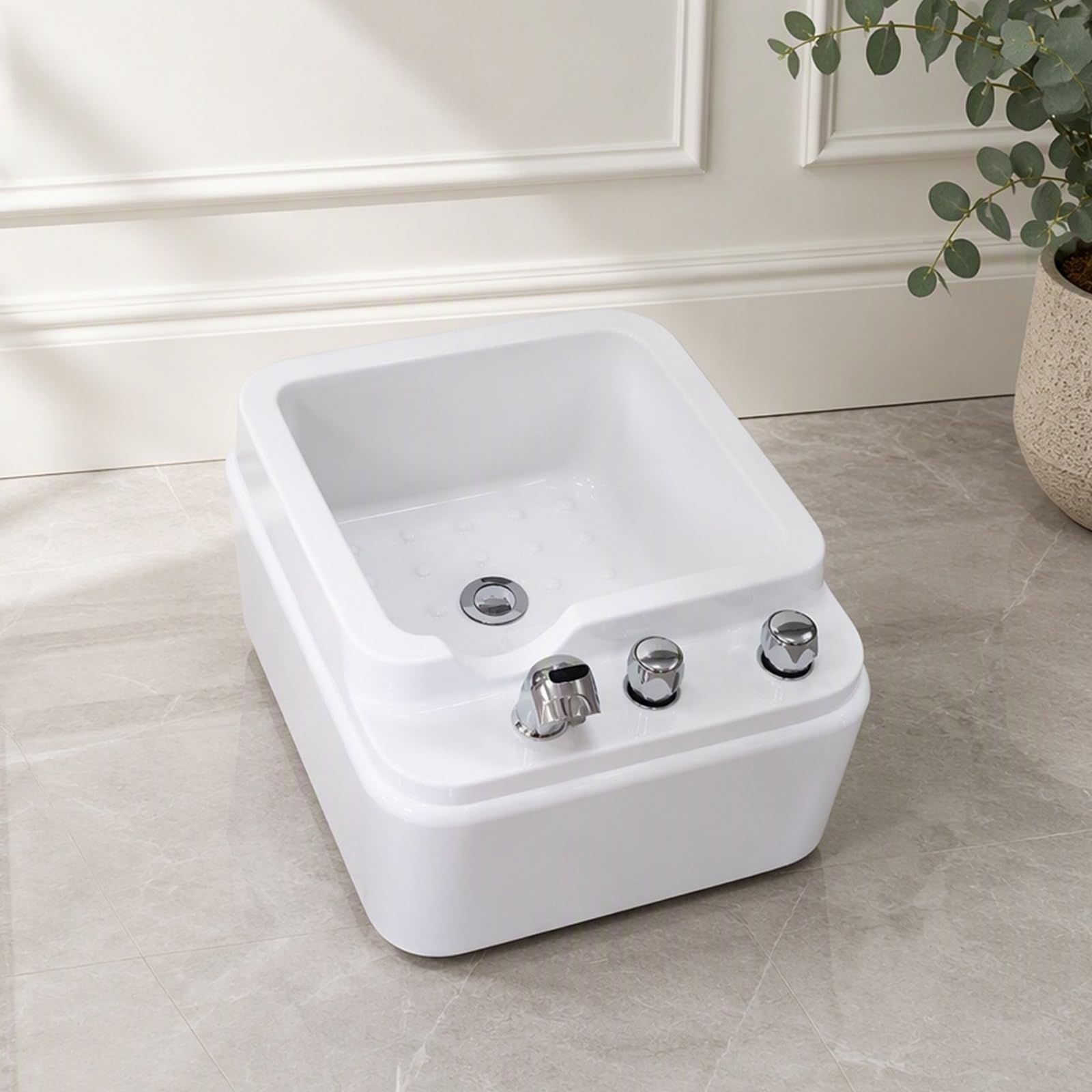 Pediluvio Spa Pedicure, Materiale Acrilico Modellato In Un Unico Pezzo | Design Della Base Antiscivolo, Design Dell'ugello A Ricircolo, Adatto for Saloni Bellezza