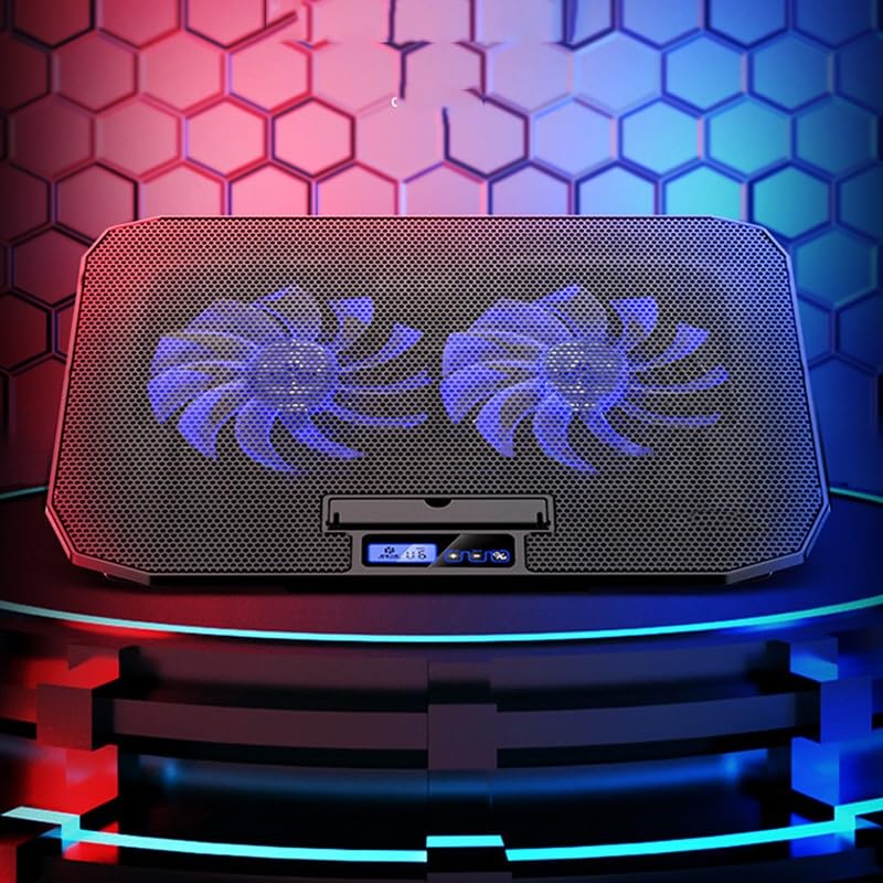 Base metálica con ventilador disipador para laptop miniatura 5