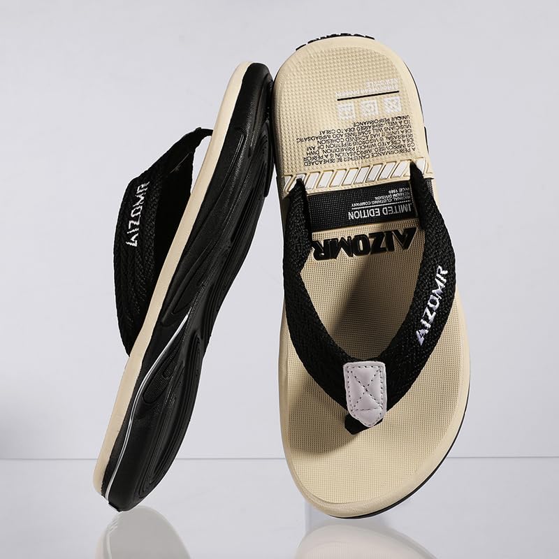 Men Women Flip Flops Quick-Dry Beach Slippers No-Slip Thong Sandals for Travel Summer Beach