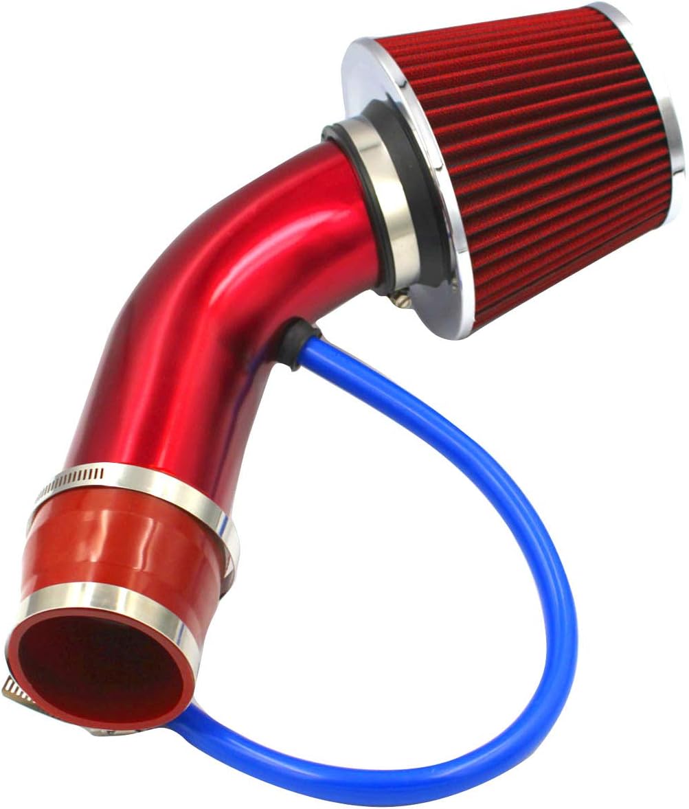 Cold Air Intake, 3 Inch Universal Car Cold Air Intake Filter Aluminum