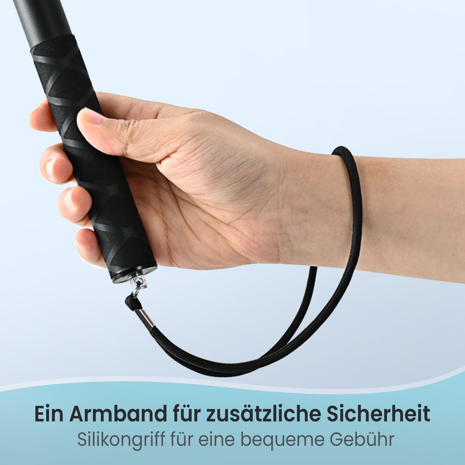 1.8M Super Langer unsichtbarer Selfie-Stick, 7-Stange Action-Kamera-Stick für Insta360X5,1/4" Extendable Handheld Pole Stick Monopod mit Gopro-Adapter Kompatibel mit X3, One X/X2, One R,GO2, Hero 12