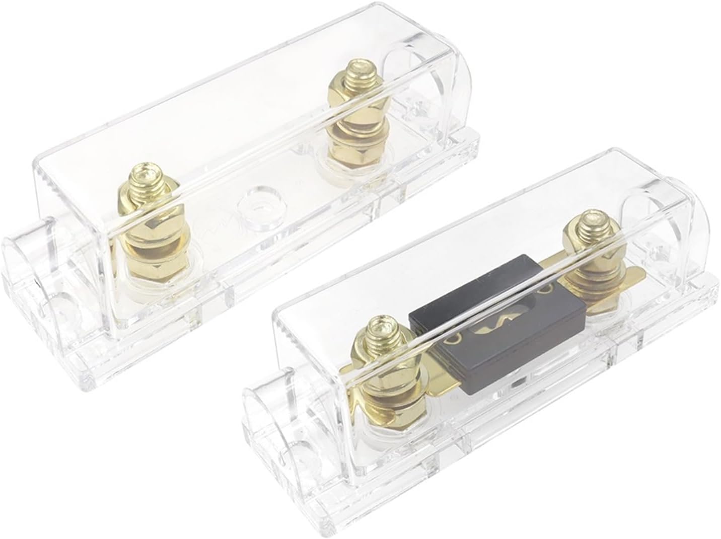 2PCS Fuse Holder Bolt-on Fuse Link with Fuse 30A 50A 60A 70A 80A 100A 125A 175A 200A 250A(2PC ANL Fuse,225A)