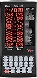 Viper ProScore Tableau de Score électronique pour jusqu'à 8 Joueurs, avec 40 Jeux et 655 Options de Jeu, y Compris Cricket et X01 Noir Simple