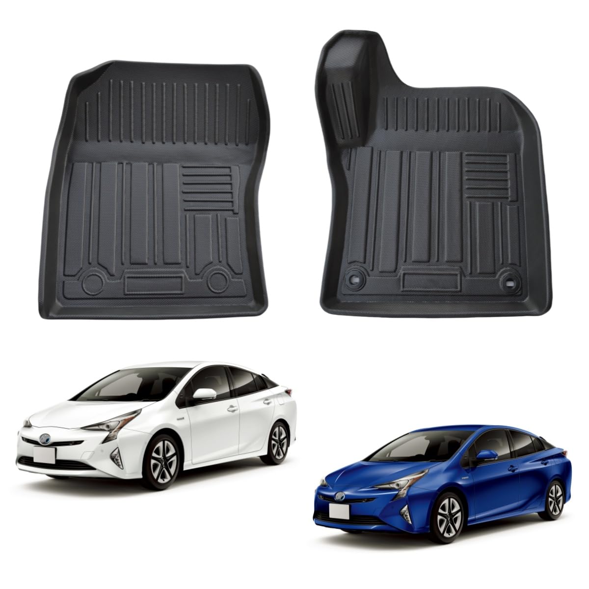 Amazon | REJEEKAR トヨタ プリウス PRIUS 50系フロアマット防水2枚 