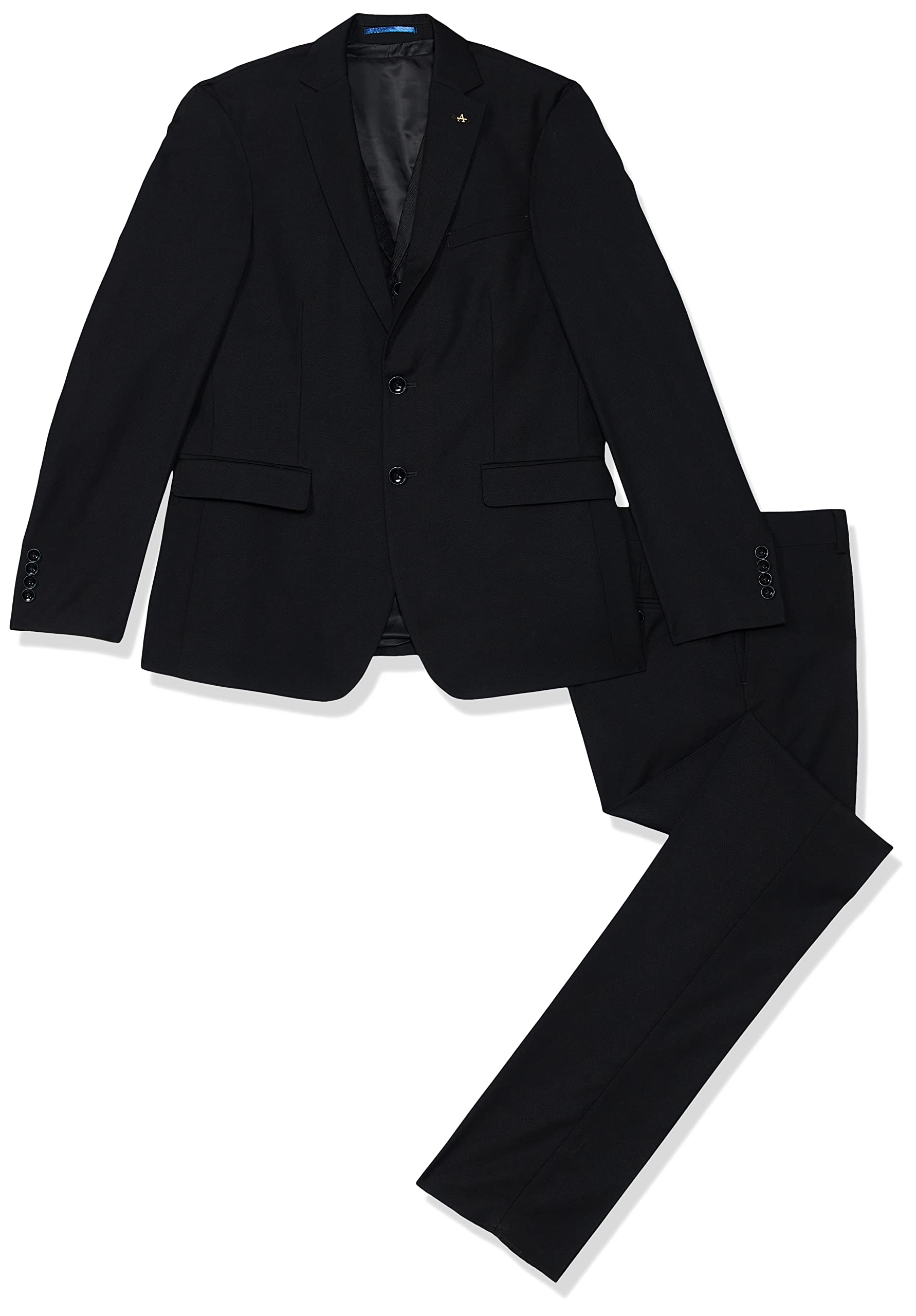 arrow Men's Polyester Blend Jacquard Formal Business Suit Pants Set-picture-51