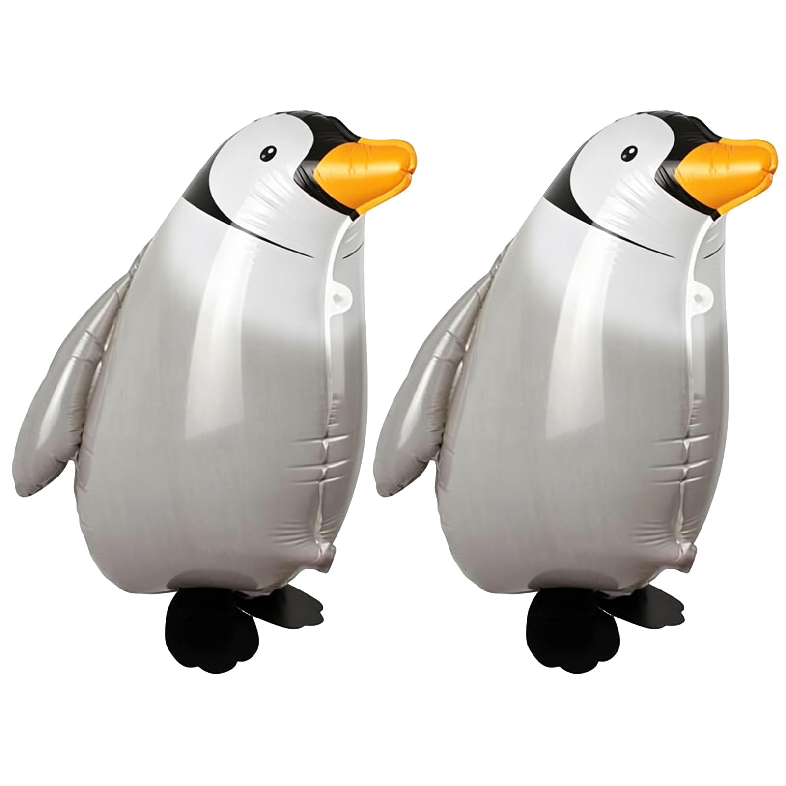 LUYIEDHA 2pcs Penguin Balloons, Penguin Shaped Foil Balloon, Animal Theme Balloon, for New Year, Wedding, Winter, Birthday Party Decoration (Multicolor G) — image 1