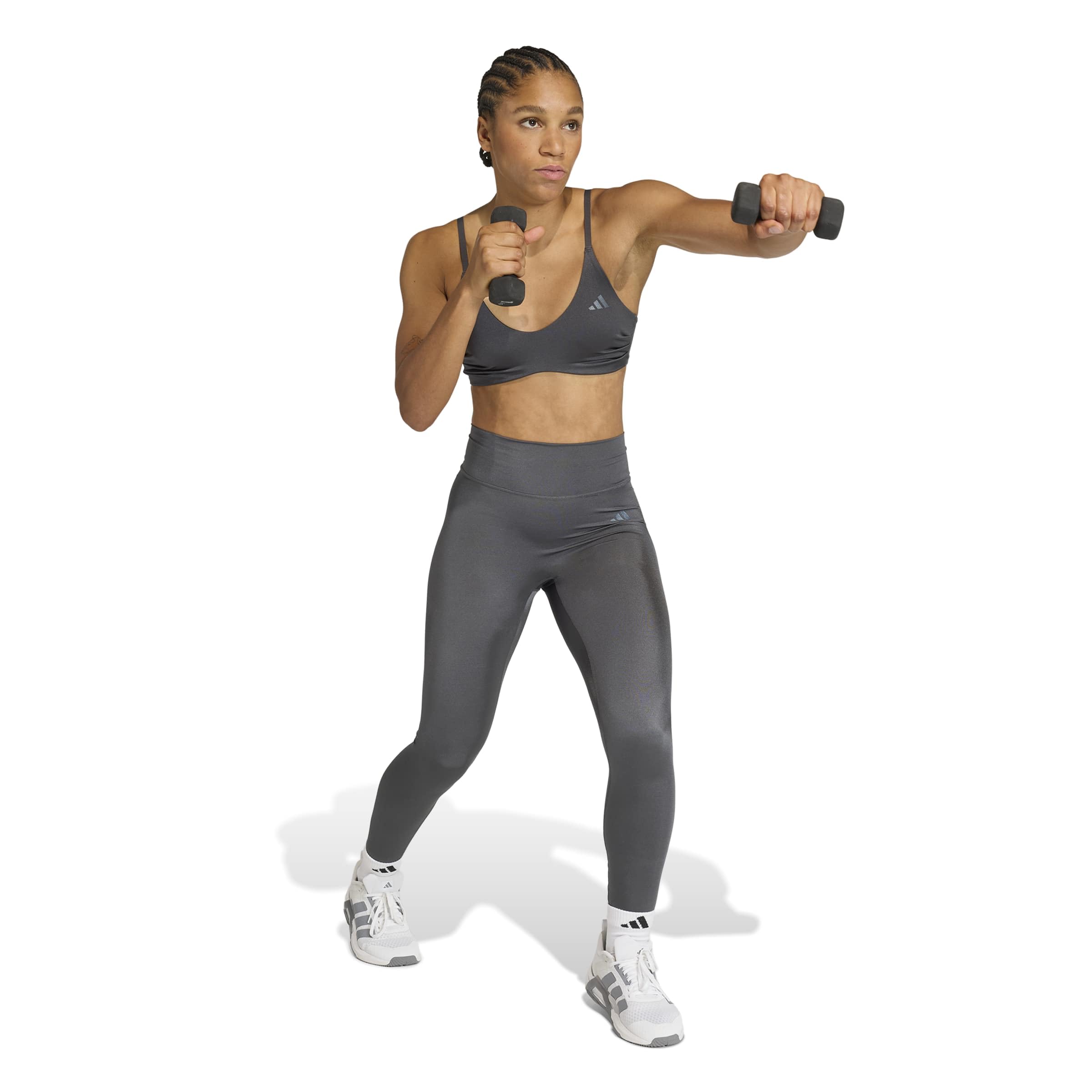adidas Damen Strumpfhose Optime Essentials Workout Shine 7/8 Leggings