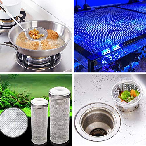 Wire Mesh, 2 Rolls 30x100cm (12"x39.4"), 304 Stainless Steel 120 Mesh Woven Screen for Fine Pest Protection Air Vent Covers - Image 4