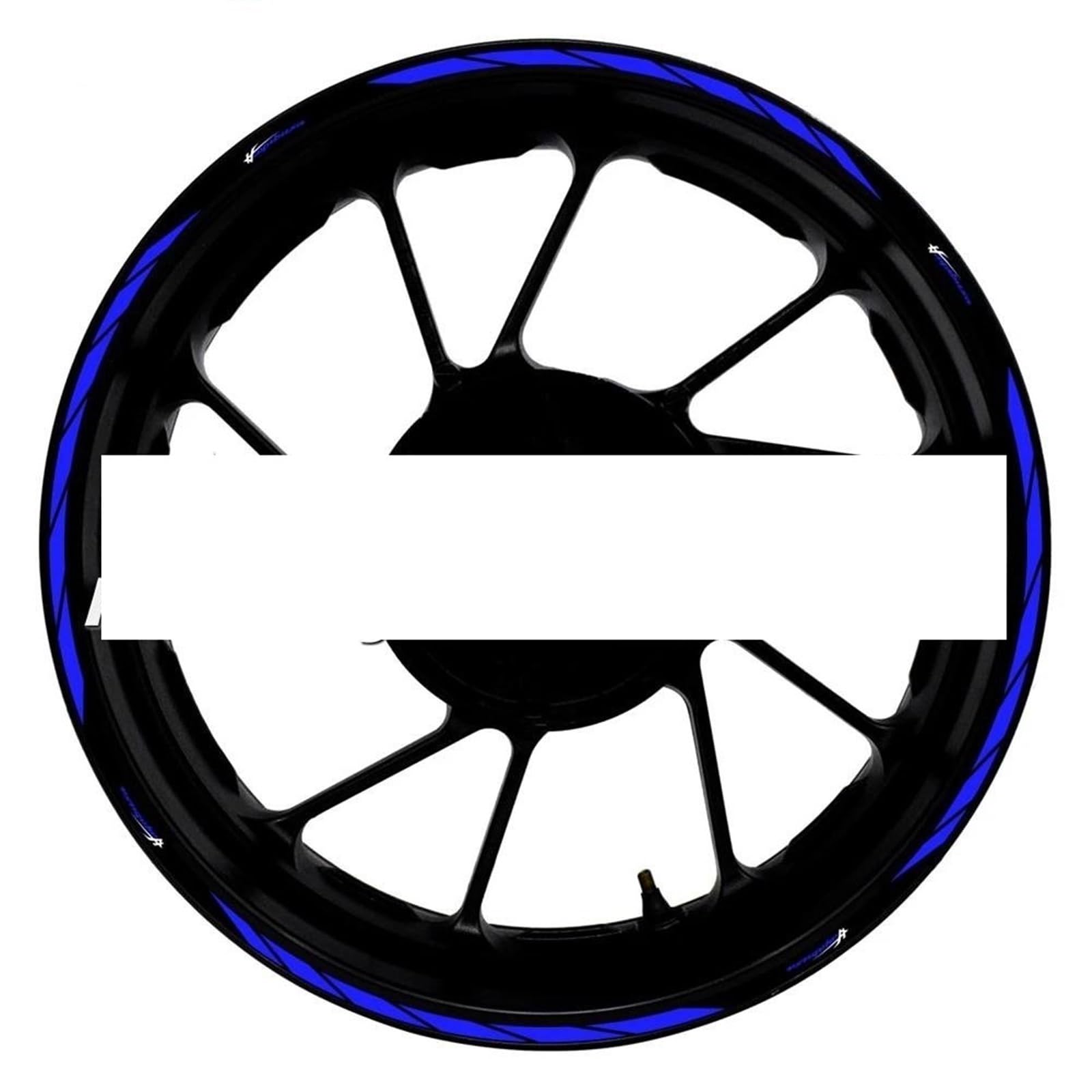 Motorcycle Accessories Wheel Stickers Reflective Rim Motorbike Waterproof Decals for Suzuki for Hayabusa 1300(Color5)