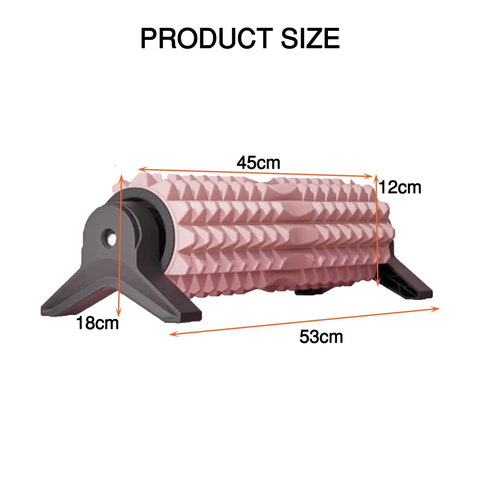 Rouleau mousse EVA haute densité, avec support, soulage tension musculaire
