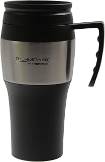 Thermos Thermocafe 2010 Steel Travel Mug, 0.4 Litre, 1 Unit (Lot de 1)
