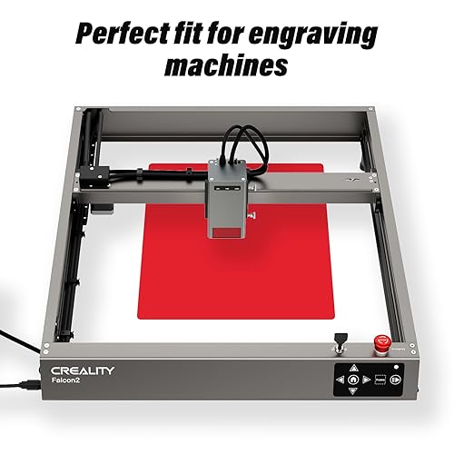 Miniatura 5 de Creality Hojas acrílicas brillantes y opacas coloridas, hoja de plástico de 8 x 8 pulgadas con grosor de 18 pulgadas, 10 piezas en blanco acrílicas