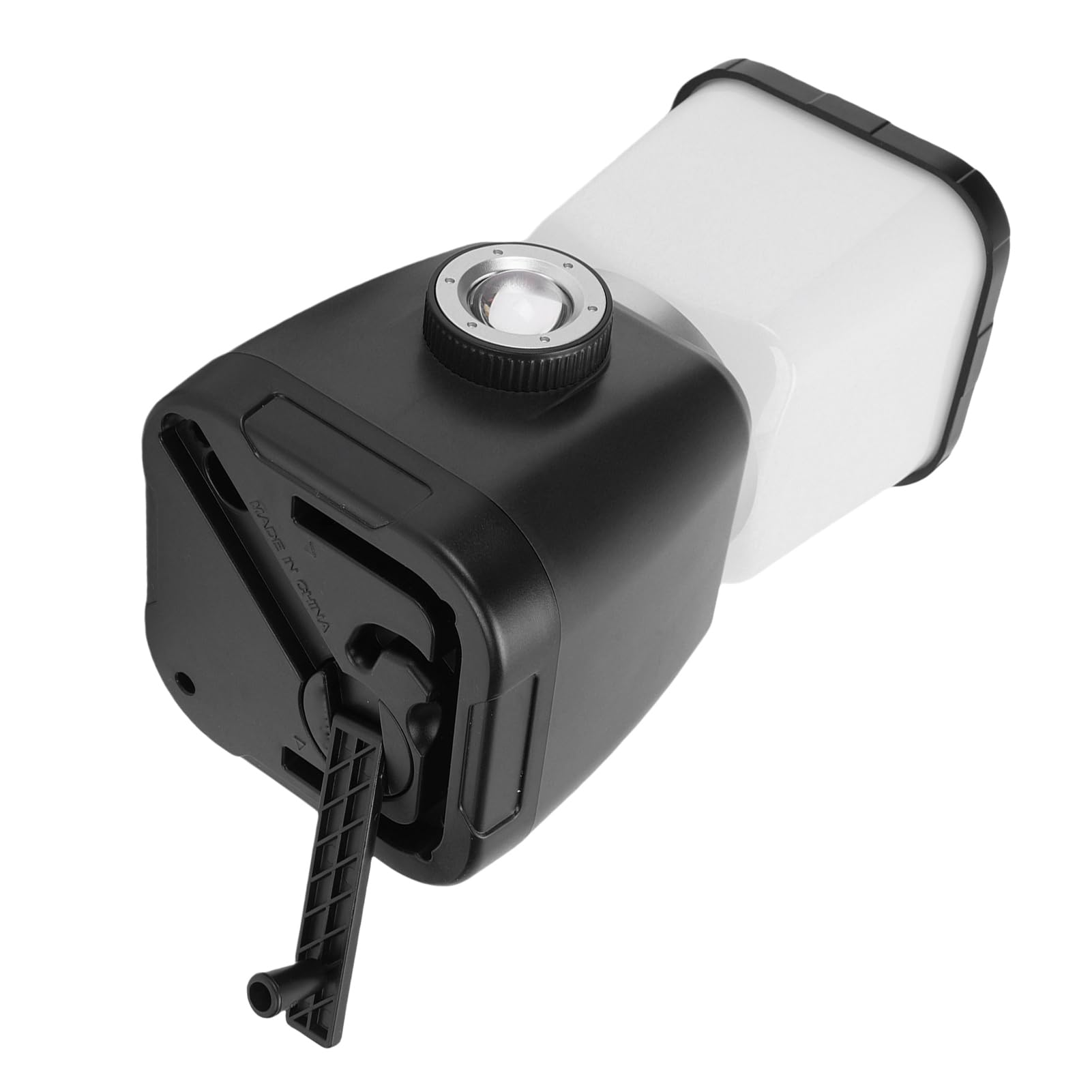 Dpofirs Latarnia Kempingowa Naładowa Korka, 6000 MAh LED Light Lightlight, Samodzielna wodoodporność Energii Elektrycznej do Awaryjnego Przetrwania Przetrwania Przetrwania Przerwy (BLACK)