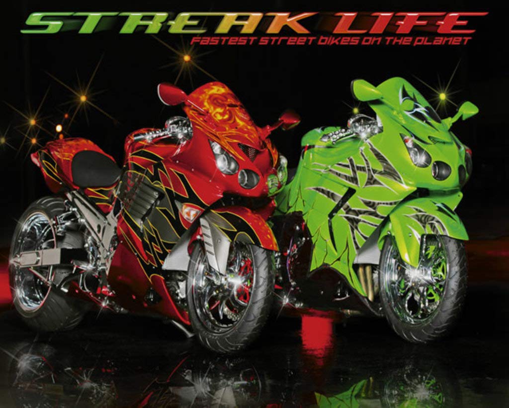 Custom Painted Sport Bikes Wallpaper